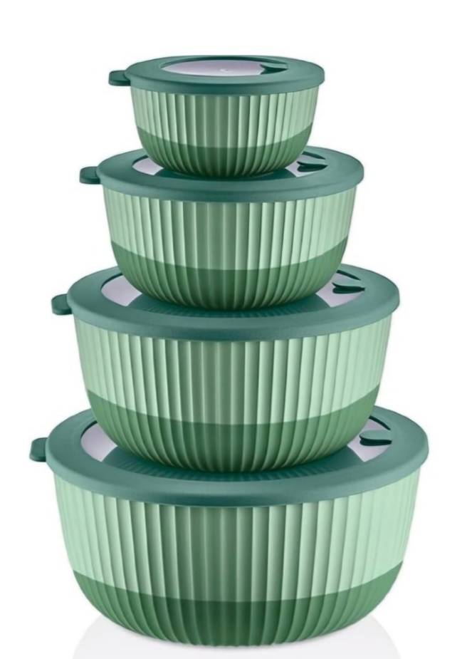 Fizu Home Dora Mixing Bowls with Lids Set