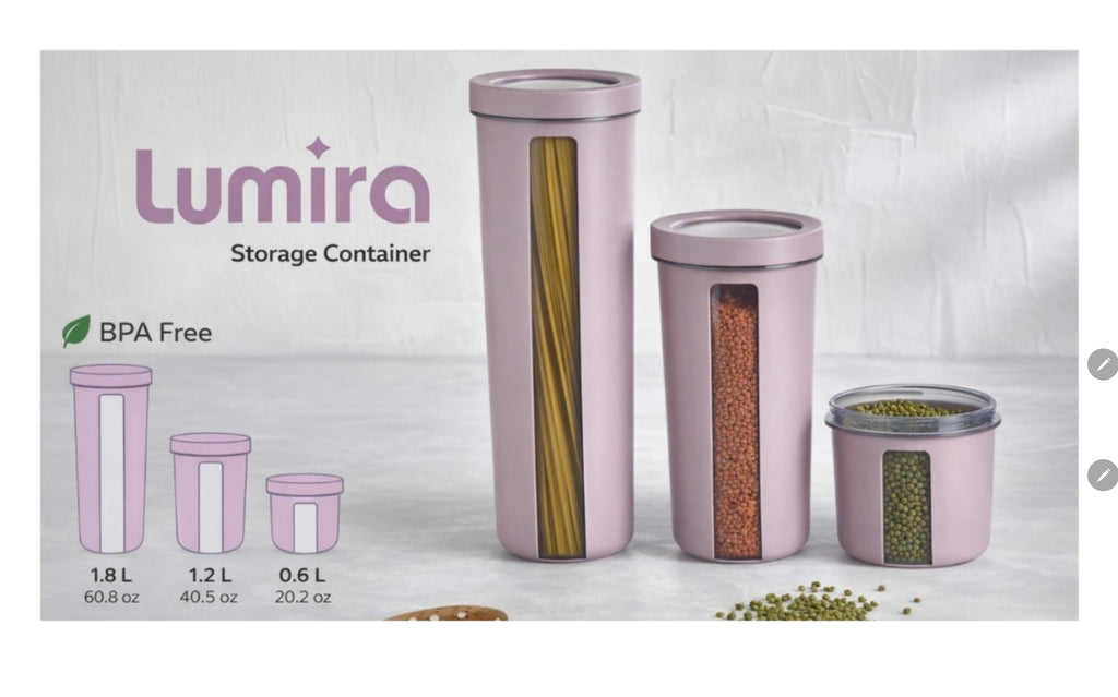 Fizu Home Lumira Food Storage Container Set with Lids