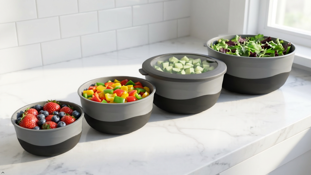 Fizu Home Pera Mixing Bowls with Lids Set