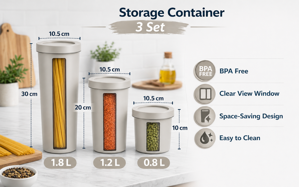 Fizu Home Lumira Food Storage Container Set with Lids